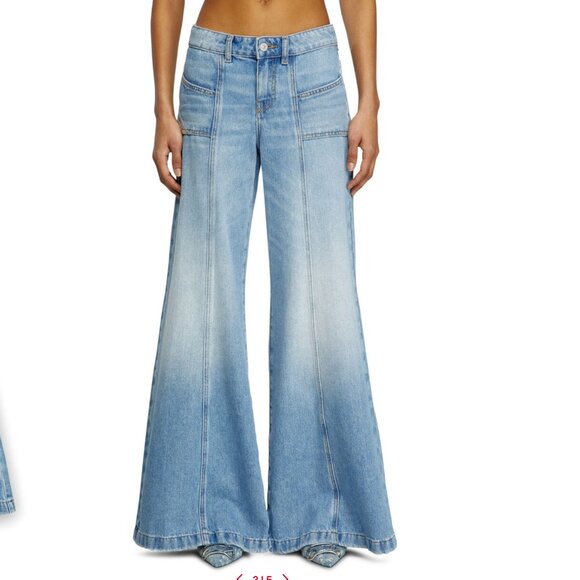 Diesel flare jeans d-akii 0clba - Picture 2 of 3